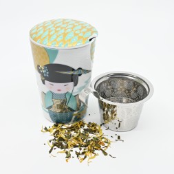 Tisanière Geisha turquoise