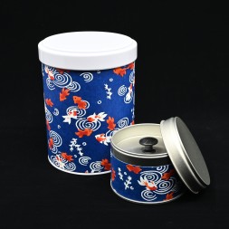 Boîte à thé empilable illustrée