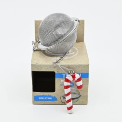 Boule à thé canne à sucre de Noël