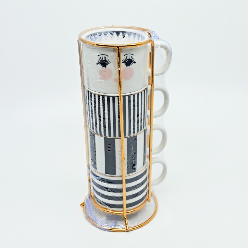 Set de tasses Espresso empilées
