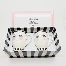 Coffret 2 mugs yeux Miss étoile