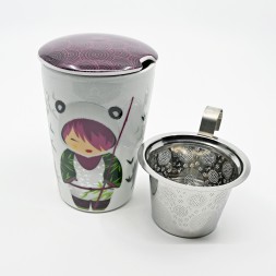 Tisanière fille panda