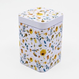 Boîte à thé abeilles et ruches 50gr