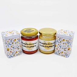 Boîte à thé abeilles et ruches 50gr