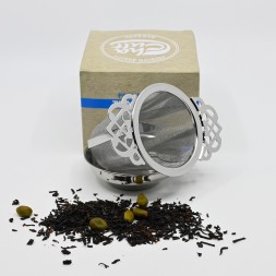 Filtre passoire à thé bordure dentelle