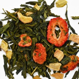 Thé vert Fraise rhubarbe FBKT